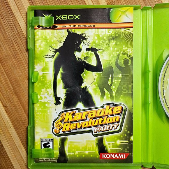Original X-Box Karaoke Revolution + Karaoke Revolution Party + Konami MIC Bundle - Picture 3 of 13